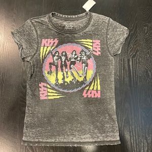 Vintage look Kiss band tee shirt